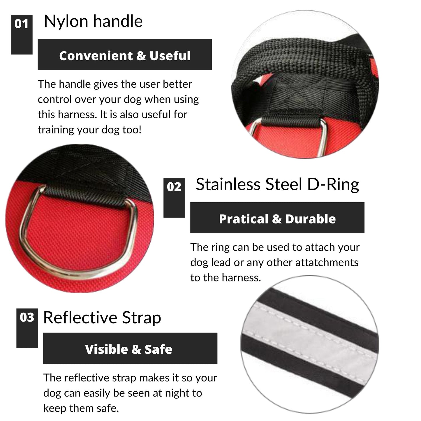 VALEN - CUSTOM FIT NO-PULL DOG HARNESS
