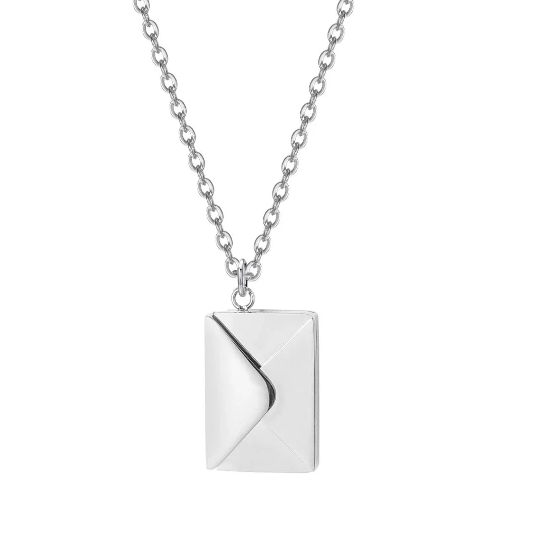 VALEN - ENVELOPE LOVE LETTER PENDANT NECKLACE