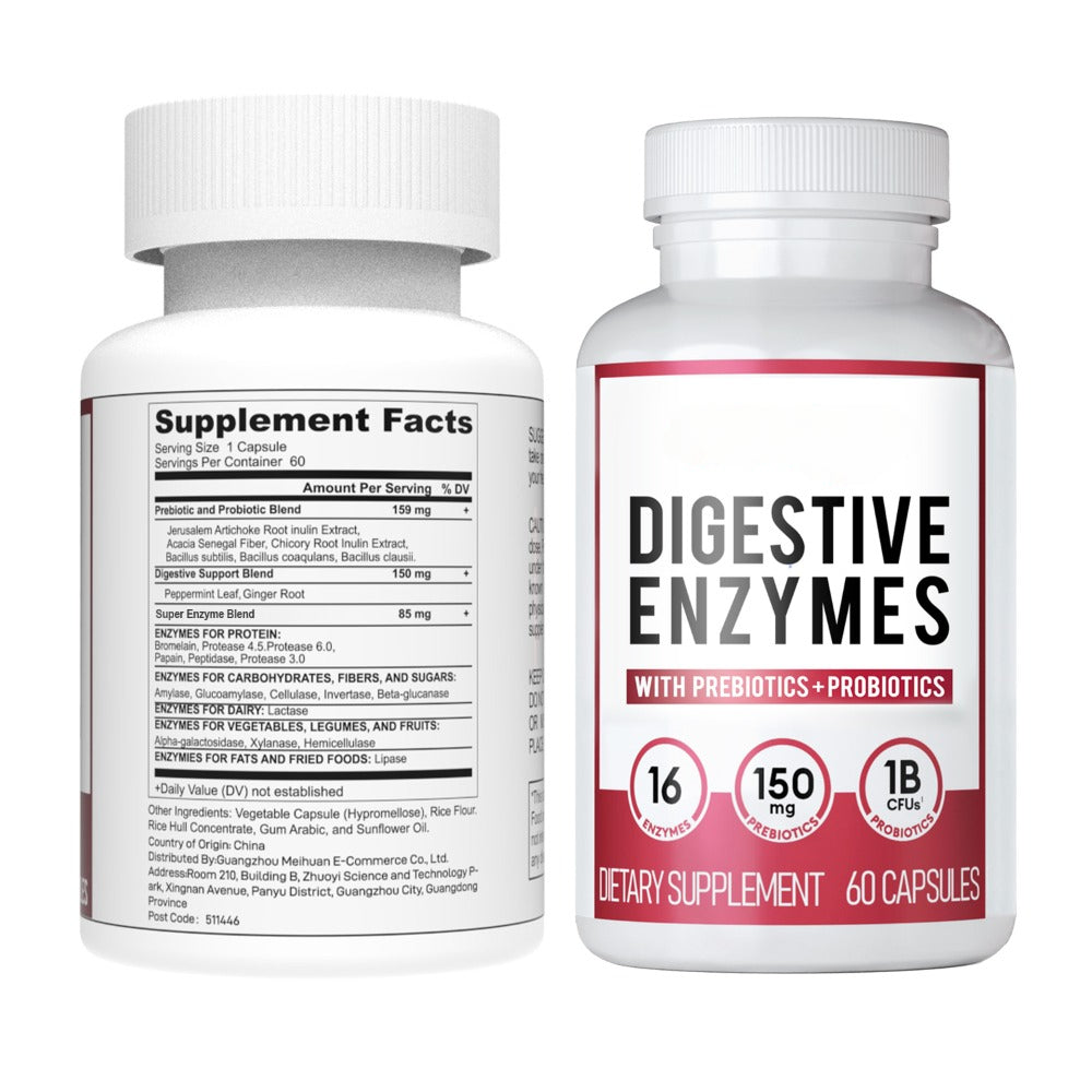 VALEN  - DIGESTIVE ENZYMES 60CT + 60B PROBIOTIC 30CT